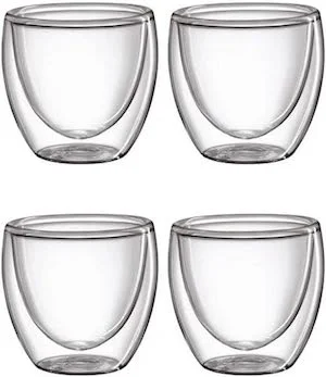 Conjunto copos de café borossilicato