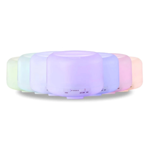 Umidificador Difusor Aromatizador Luz LED De 7 Cores Com Controle Remoto