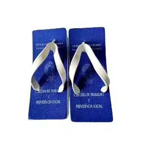 Chinelo quadrado carteira de trabalho