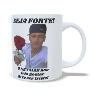 caneca neymar - presentes engraçados para zoar os amigos