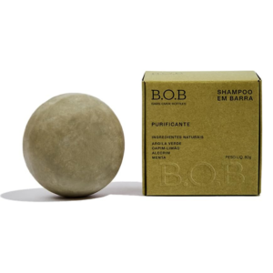 Barra de xampu purificante B.O.B