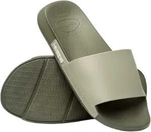 chinelo slide havaianas verde musgo