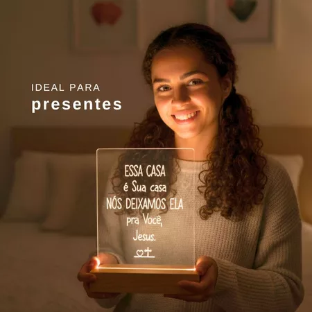 placa luminosa essa casa é sua