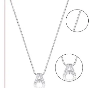 Colar com inicial prata 925