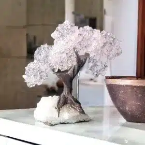 árvore decorativa de cristais