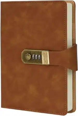 caderno com cadeado