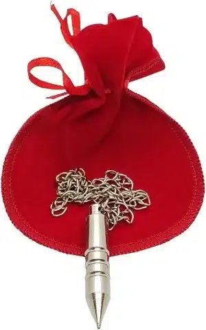 pêndulo de radiestesia de aço