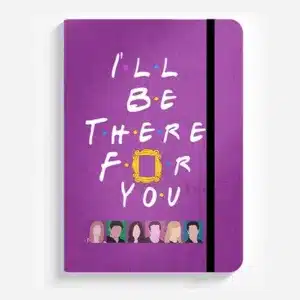 caderno tipo sketchbook friends