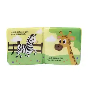Kit 4 livros de banho com histórias de bichinhos