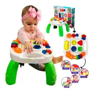 Mesa com atividades - presente para bebês de 1 ano