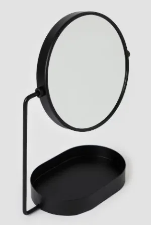 presentes para o signo de leão - espelho com porta-joias em metal