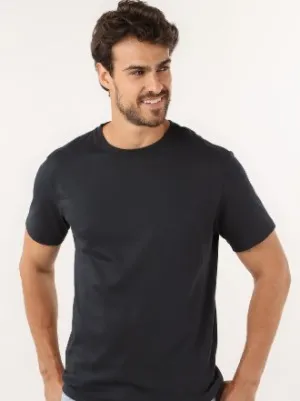 Camiseta masculina algodão peruano