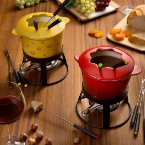 Conjunto para fondue de cerâmica (11 peças) Hauskraft