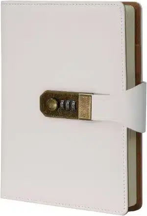 diário com cadeado e fechadura secreta lumai