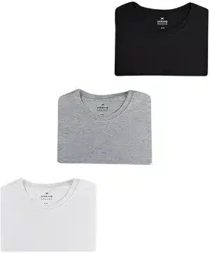 Kit com 3 camisetas básicas Hering