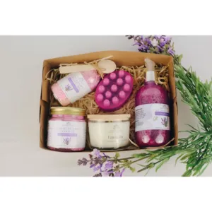 Kit spa com vela e sabonete massageador - presentes simples e inesquecíveis
