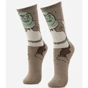Meia masculina com estampa do Shrek