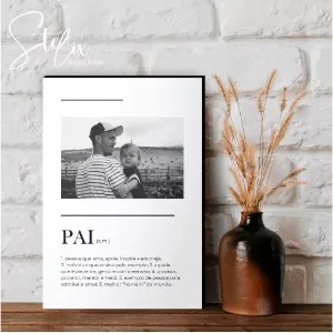 Quadro personalizado significado de pai