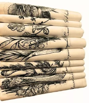 Panos de prato de temperos