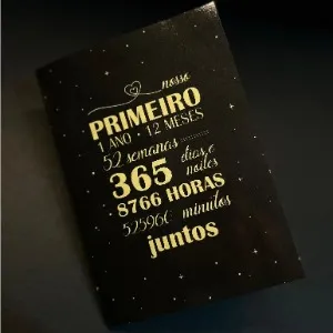 Álbum de figurinhas personalizado - aniversário de namoro