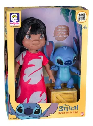 Bonecos articulados de Lilo e Stitch