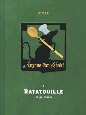 Caderno de receitas temático de Ratatouille