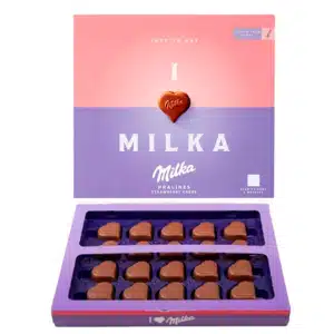Caixa de chocolates Milka - presentes para avós