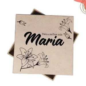 Caixa personalizada em MDF