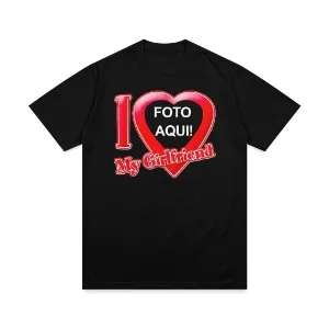 Camiseta personalizada I love my girlfriend