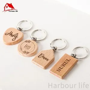 Chaveiro de madeira personalizado