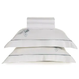 Jogo de cama casal com 4 peças Karsten