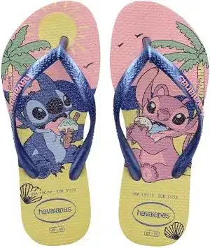 chinelo havaianas stitch