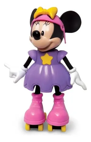 Boneca Minnie patinadora - presentes Minnie
