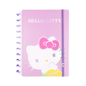 Caderno artesanal - presente da hello kitty