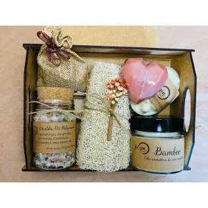 Kit autocuidado Amor & Massagem - presentes para esposa
