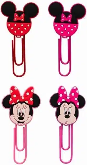 Kit com 4 clips da Minnie
