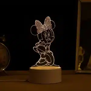 Luminária em acrílico Minnie