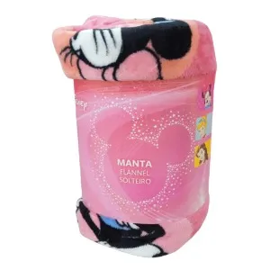 Manta para cama de solteiro Minnie
