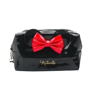 Necessaire tijolo Minnie Mouse com orelhinhas e laço
