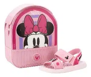 Sandália com bolsa Minnie
