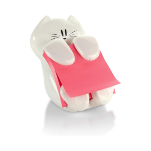 Suporte post it em forma de gato - presente para dia da secretária
