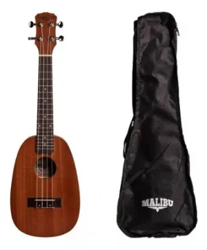 Ukulele abacaxi Malibu com capa