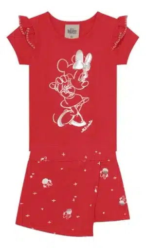 conjunto infantil brandilli minnie