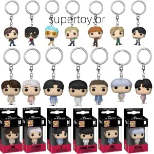 Chaveiros de Kpop estilo Funko Pop!