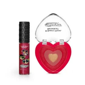 Combo blush + lip oil translúcido Meninas Super Poderosas