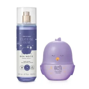 Combo mãe e bebê Body splash Boa Noite + Colônia infantil Boti Nana Neném