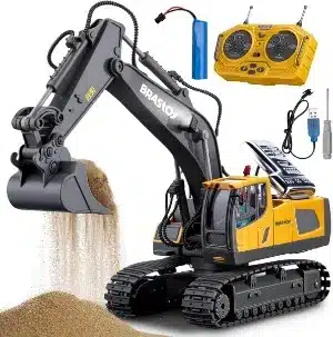 Escavadeira de controle remoto