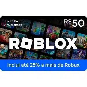 Gift card digital Roblox presentes para crianças de 10 anos