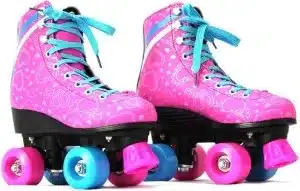 Patins infantil rosa