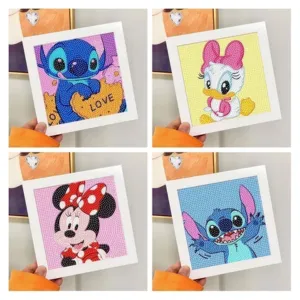 Pintura com diamante infantil